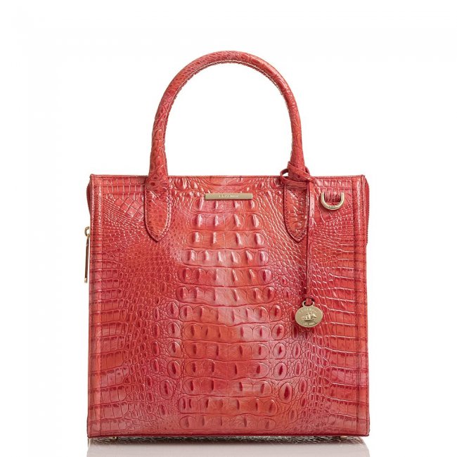 Brahmin Caroline Punchy Coral Melbourne ID:Brahmin-203006