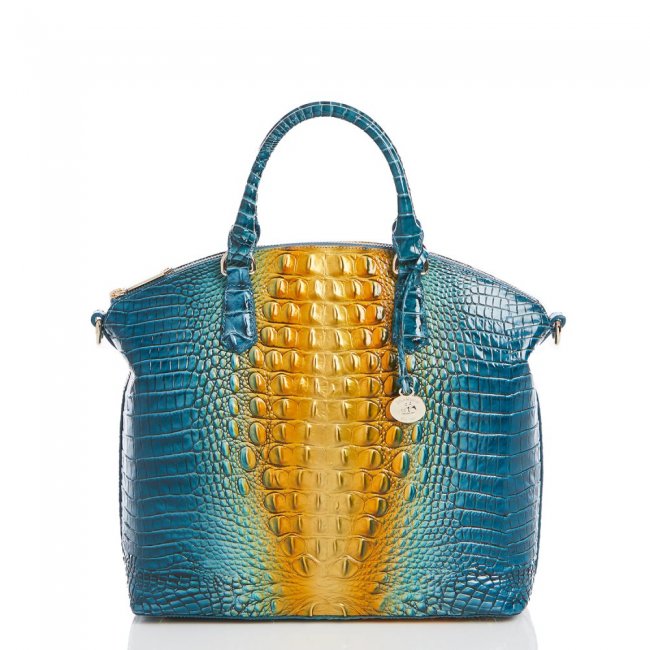 Brahmin Large Duxbury Satchel Bermuda Ombre Melbourne ID:Brahmin-203077