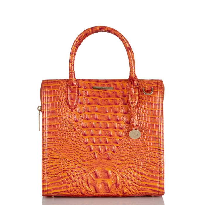 Brahmin Caroline Dusty Orange Melbourne ID:Brahmin-203123