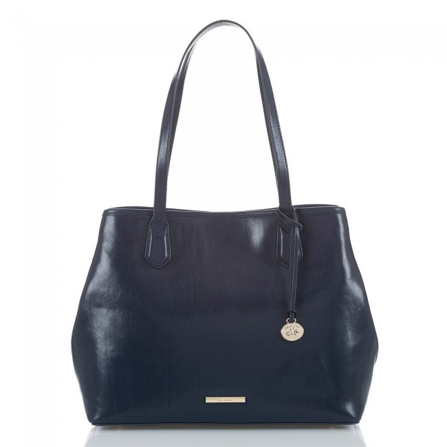 Brahmin Medium Julian Navy Topsail ID:Brahmin-202510