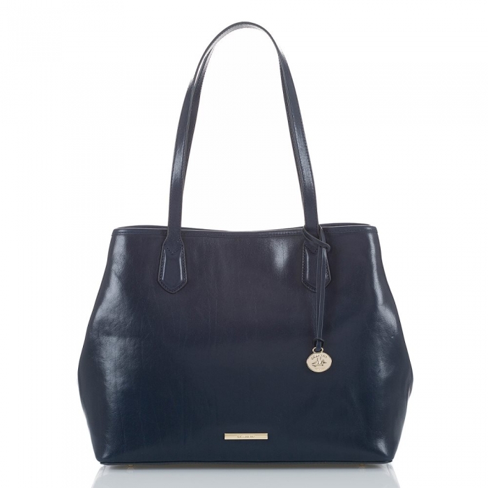 Brahmin Medium Julian Navy Topsail ID:Brahmin-202510