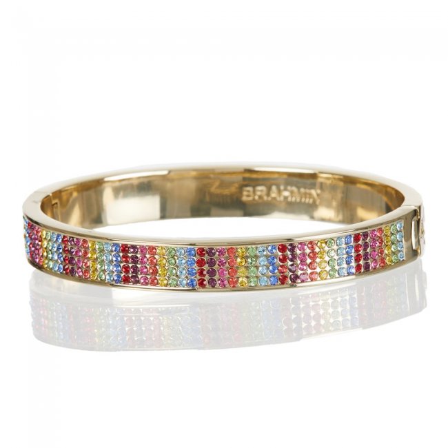 Brahmin Split Crystal Bangle Multi Fairhaven ID:Brahmin-203887