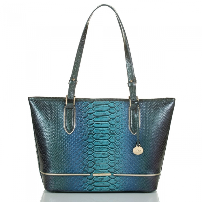 Brahmin Medium Asher Sapphire Ateague ID:Brahmin-202796