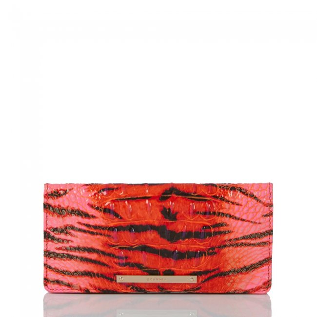 Brahmin Ady Wallet Pink Feline Ombre Melbourne ID:Brahmin-203755
