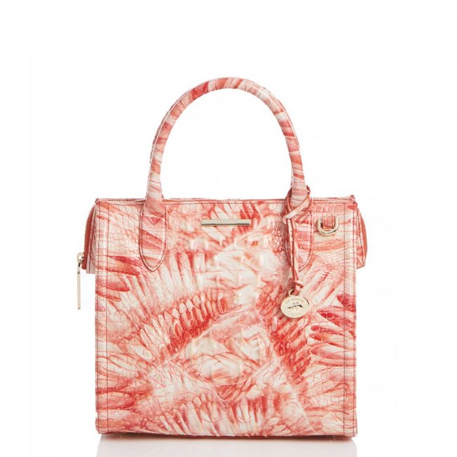 Brahmin Small Caroline Pink Flamingo Melbourne ID:Brahmin-203178