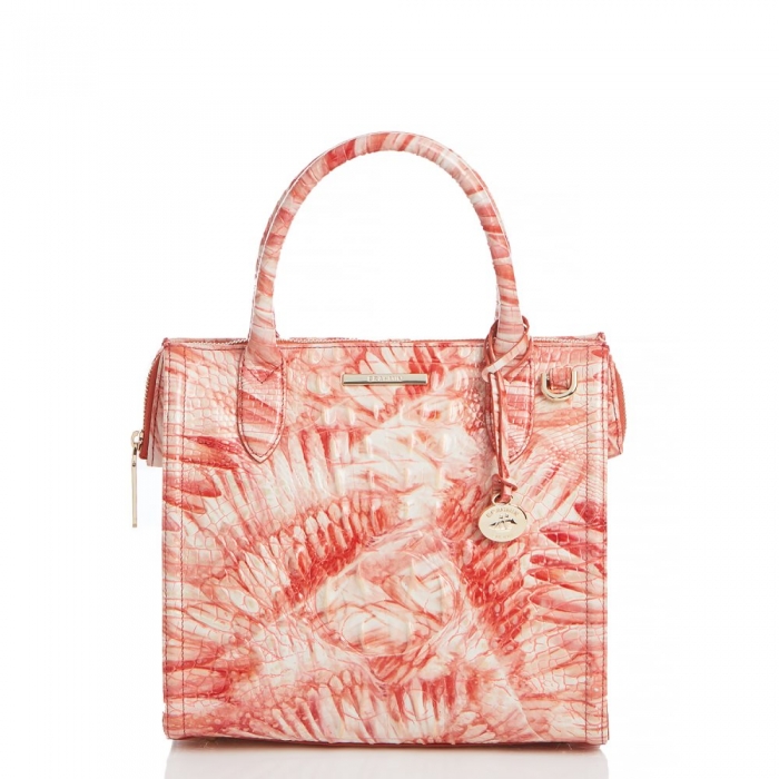 Brahmin Small Caroline Pink Flamingo Melbourne ID:Brahmin-203178