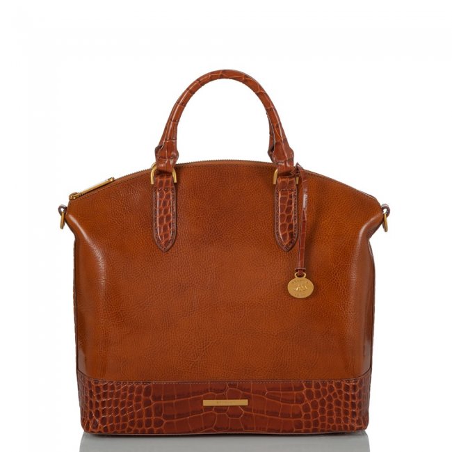 Brahmin Large Duxbury Satchel Butterscotch Laurence ID:Brahmin-202538