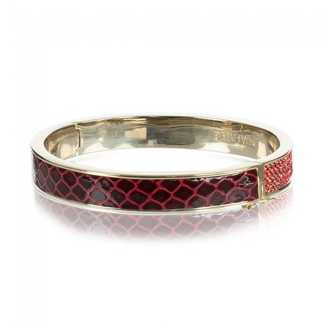Brahmin Split Crystal Bangle Rose Fairhaven ID:Brahmin-203892