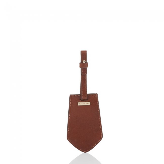 Brahmin Voyage Luggage Tag Cognac Topsail ID:Brahmin-203575