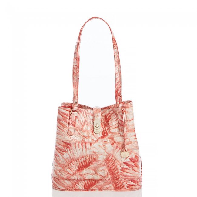 Brahmin Fiora Pink Flamingo Melbourne ID:Brahmin-203511