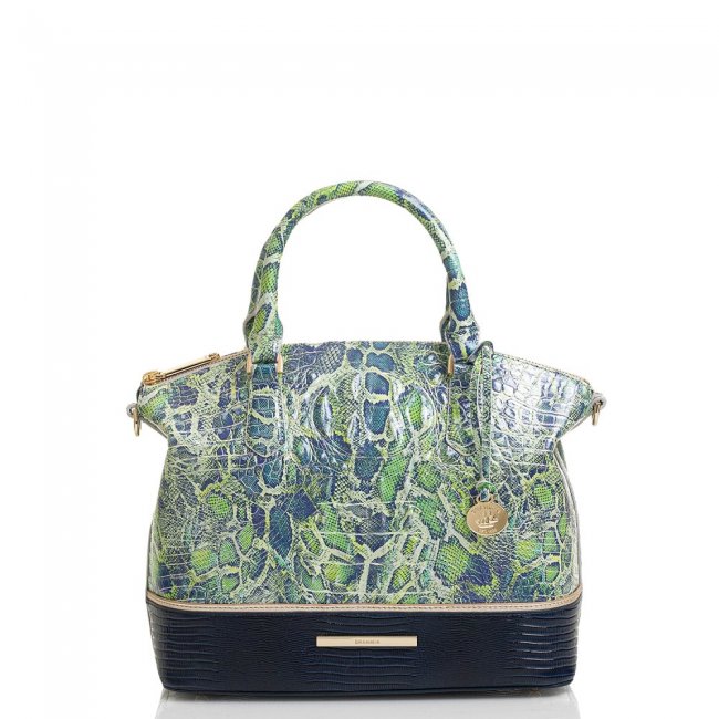 Brahmin Duxbury Satchel Green Viper Mackay ID:Brahmin-203036