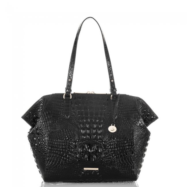 Brahmin Medium Camila Black Melbourne ID:Brahmin-202716