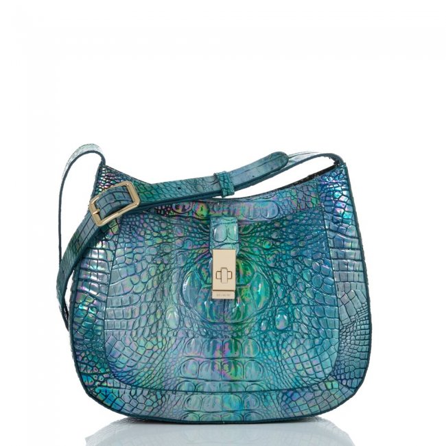 Brahmin Small Johanna Blue Topaz Melbourne ID:Brahmin-203295