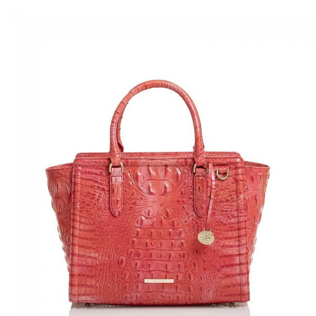Brahmin Aubree Punchy Coral Melbourne ID:Brahmin-203007