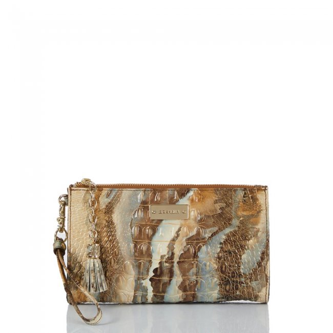 Brahmin Millie Wristlet Caribou Melbourne ID:Brahmin-203251