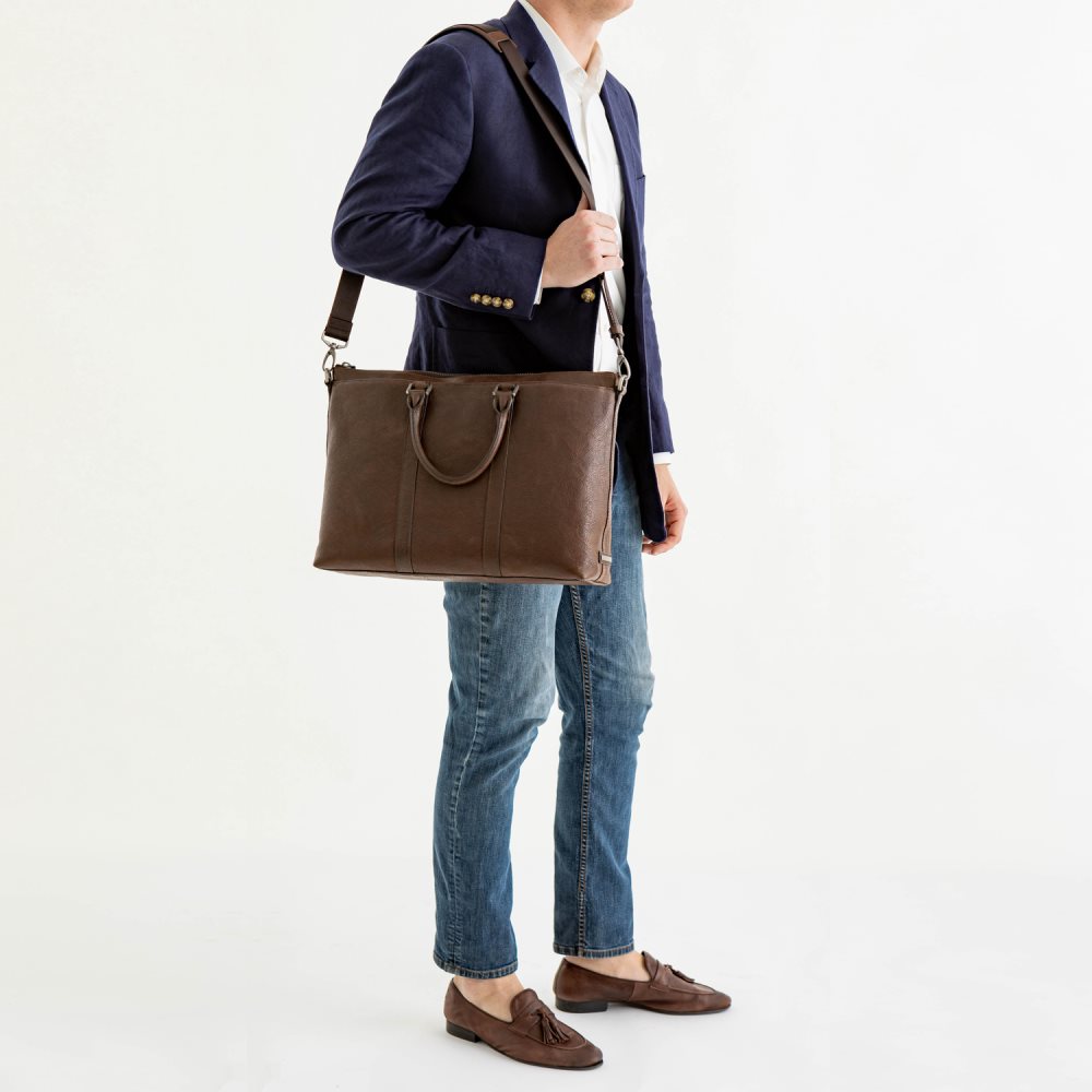 Brahmin Beckett Cocoa Brown Manchester ID:Brahmin-202659