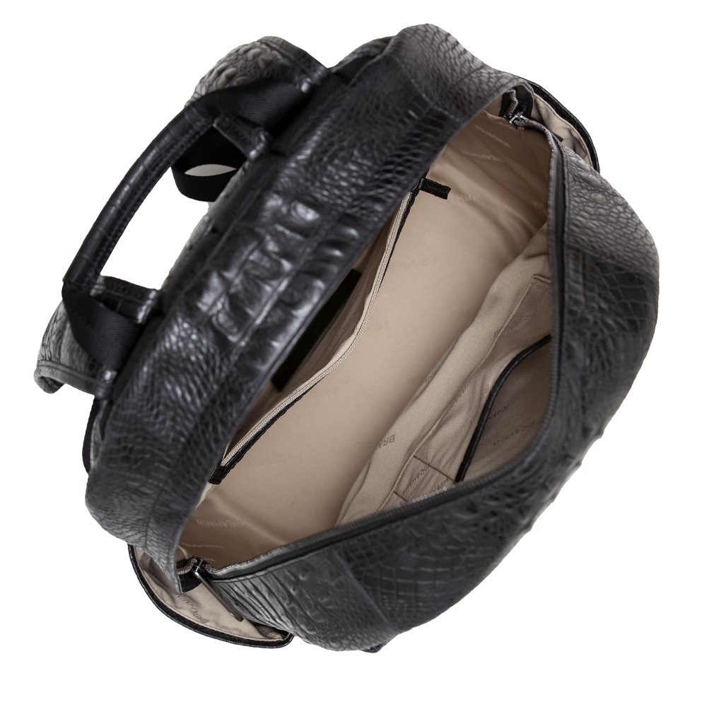 Brahmin Lucas Black Leather Backpack | Black Canyon ID:Brahmin-202663