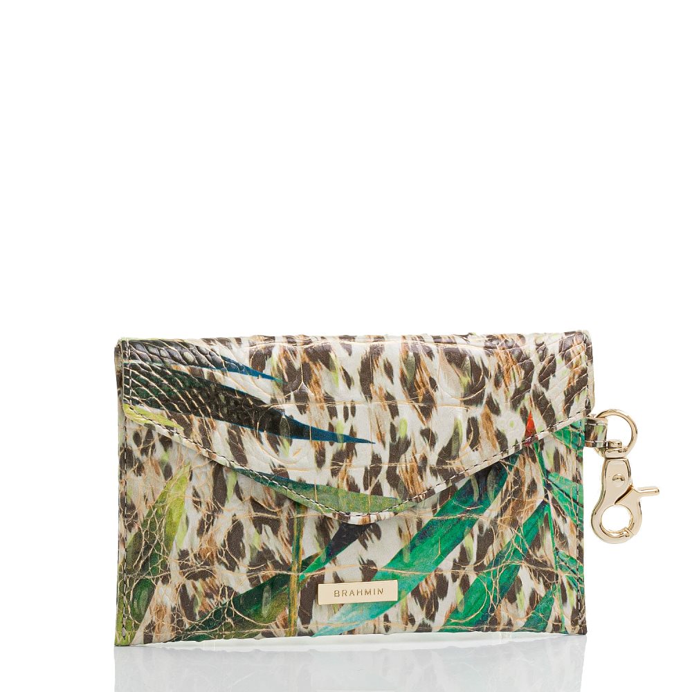 Brahmin Mini Envelope Case Botanica Melbourne ID:Brahmin-202702