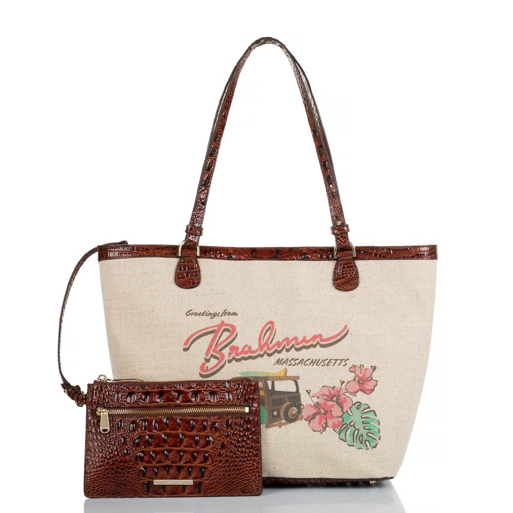 Brahmin Brooke Pecan Pipa ID:Brahmin-202511
