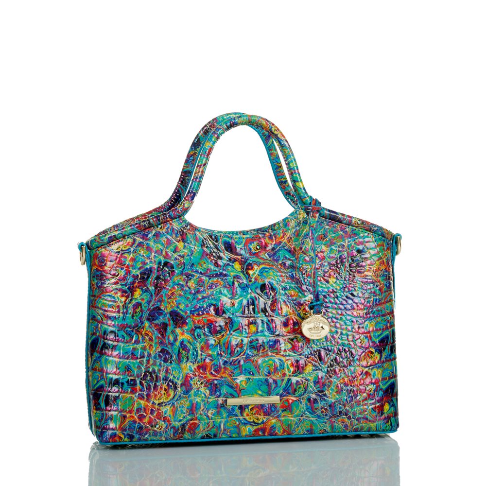 Brahmin Small Elaine Blue Ammolite Melbourne ID:Brahmin-203194