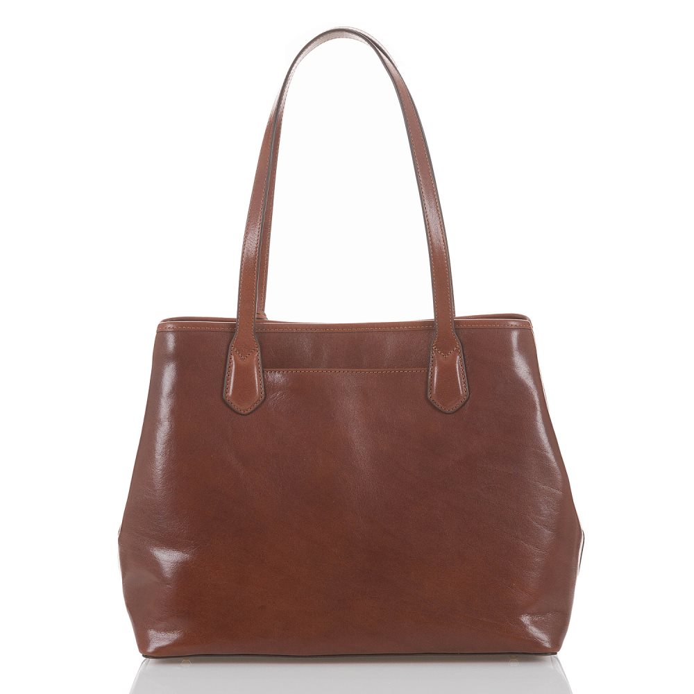Brahmin Medium Julian Cognac Topsail ID:Brahmin-202514