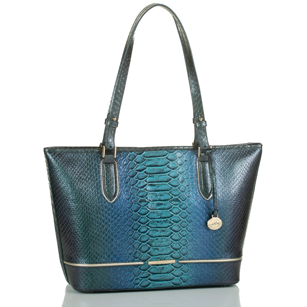Brahmin Medium Asher Sapphire Ateague ID:Brahmin-202796