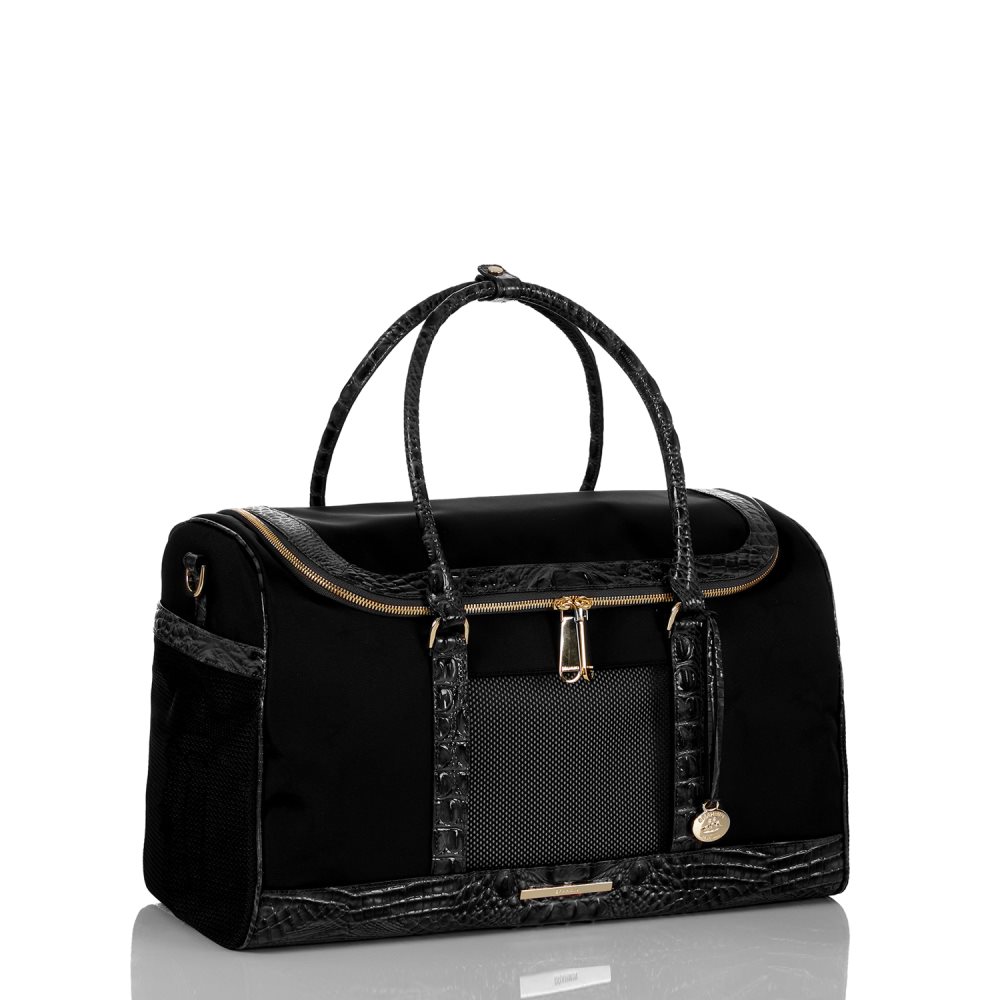 Brahmin Designer Leather Pet Carrier | Black Melbourne ID:Brahmin-203599