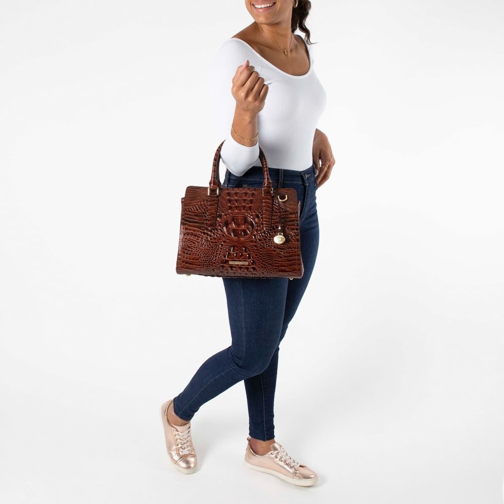 Brahmin Small Finley Seafoam Ombre Melbourne ID:Brahmin-203221