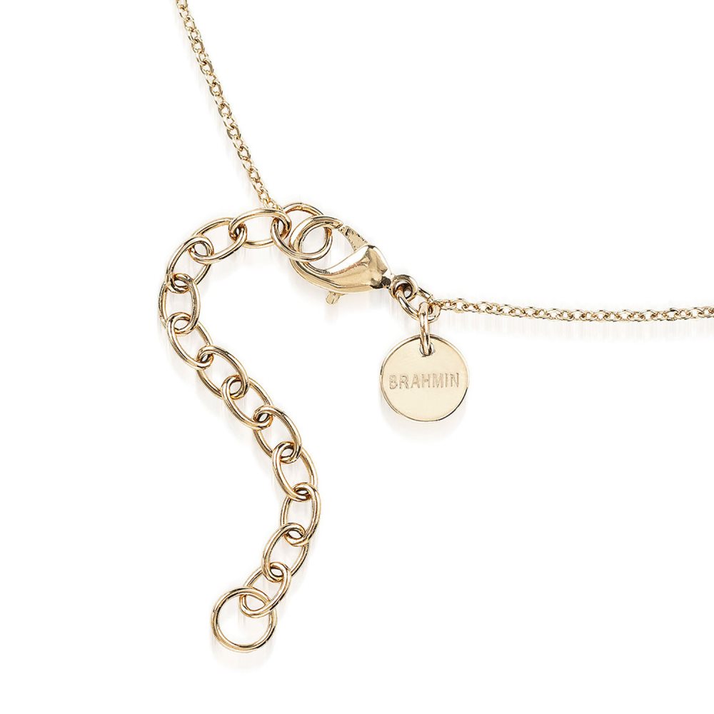 Brahmin Crystal Locket Necklace Rose Fairhaven ID:Brahmin-203890