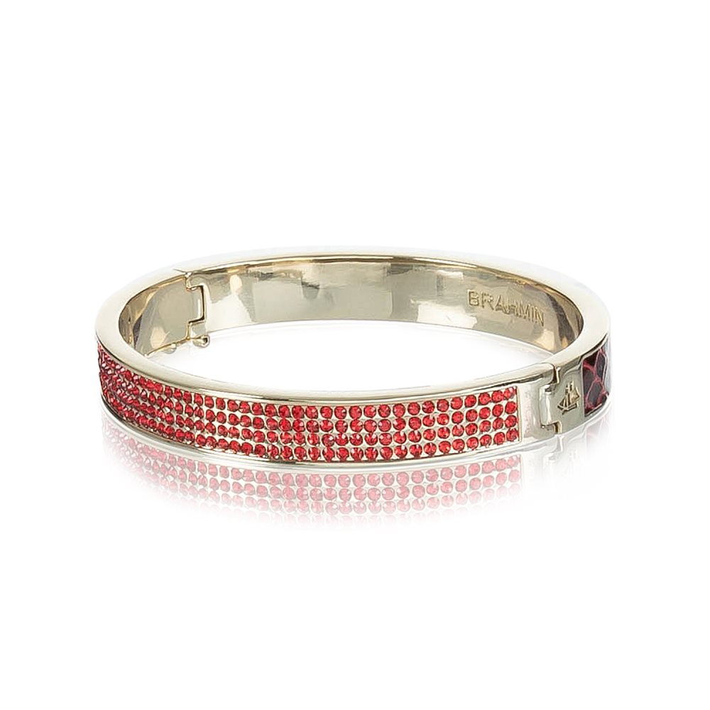 Brahmin Split Crystal Bangle Rose Fairhaven ID:Brahmin-203892