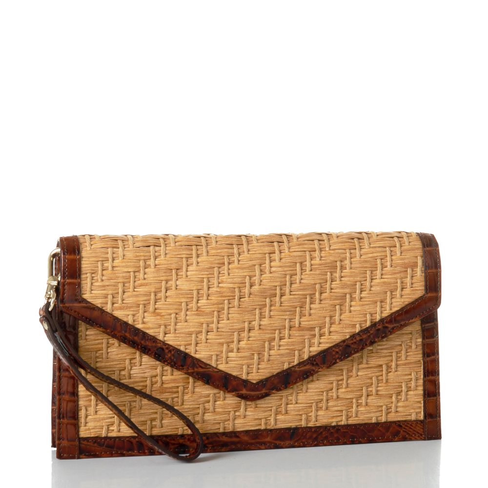 Brahmin Kaia Clutch Pecan Chatham ID:Brahmin-202599