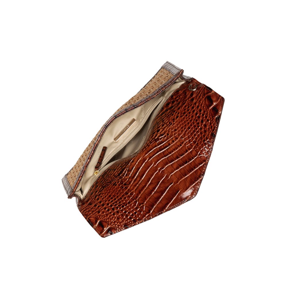 Brahmin Kaia Clutch Pecan Chatham ID:Brahmin-202599