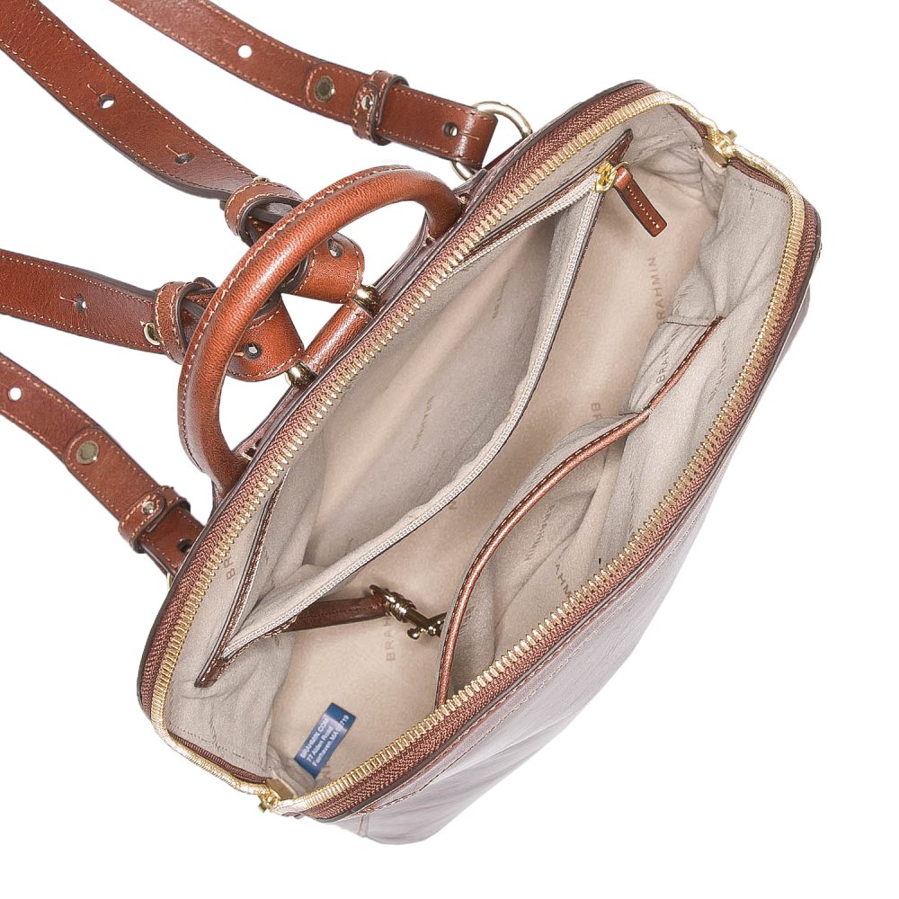 Brahmin Rosemary Cognac Topsail ID:Brahmin-202622