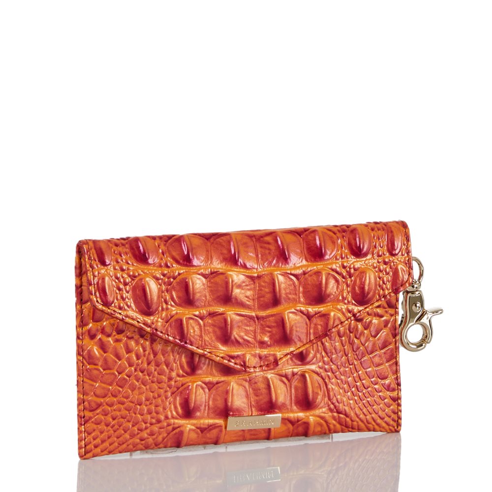 Brahmin Mini Envelope Case Dusty Orange Melbourne ID:Brahmin-203565