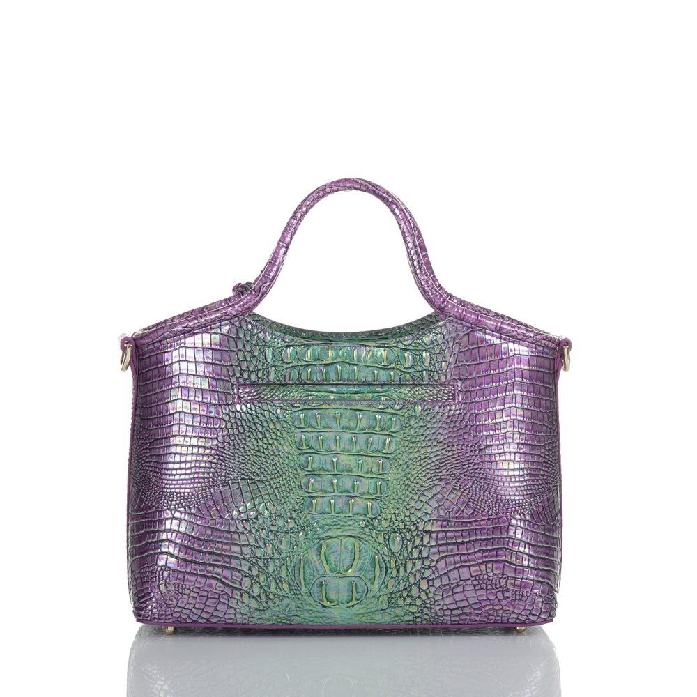 Brahmin Small Elaine Hyacinth Ombre Mini Melbourne ID:Brahmin-203195