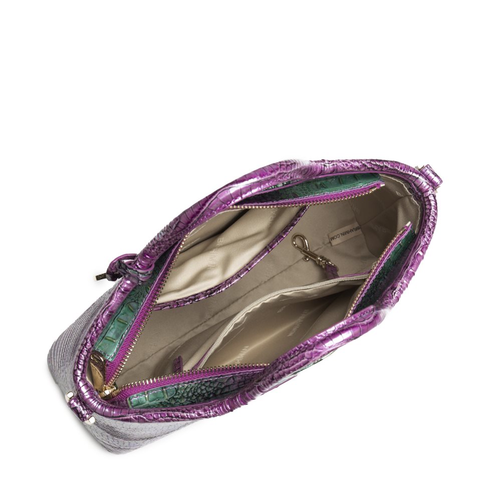 Brahmin Small Elaine Hyacinth Ombre Mini Melbourne ID:Brahmin-203195