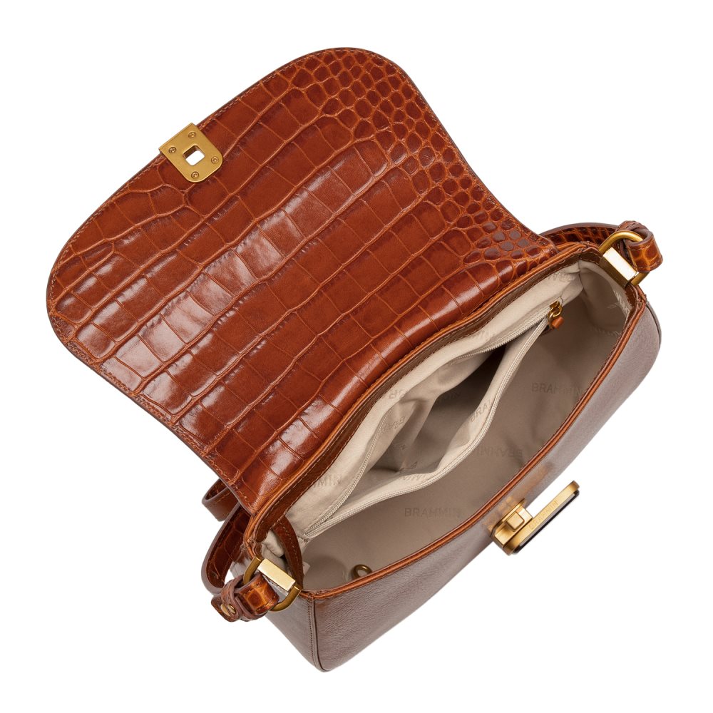 Brahmin Small Nadine Butterscotch Laurence ID:Brahmin-202587
