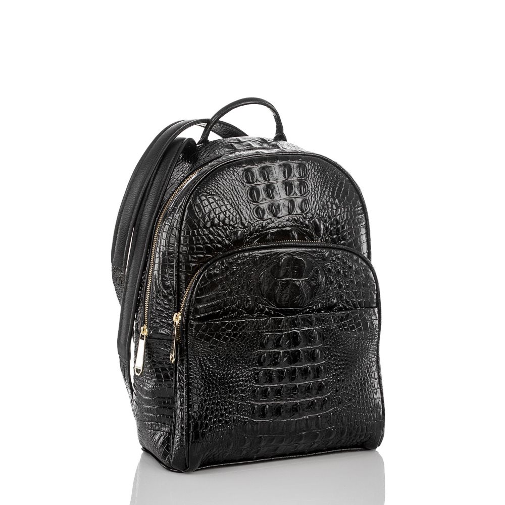 Brahmin Dartmouth Backpack | Black Leather Backpack ID:Brahmin-202664