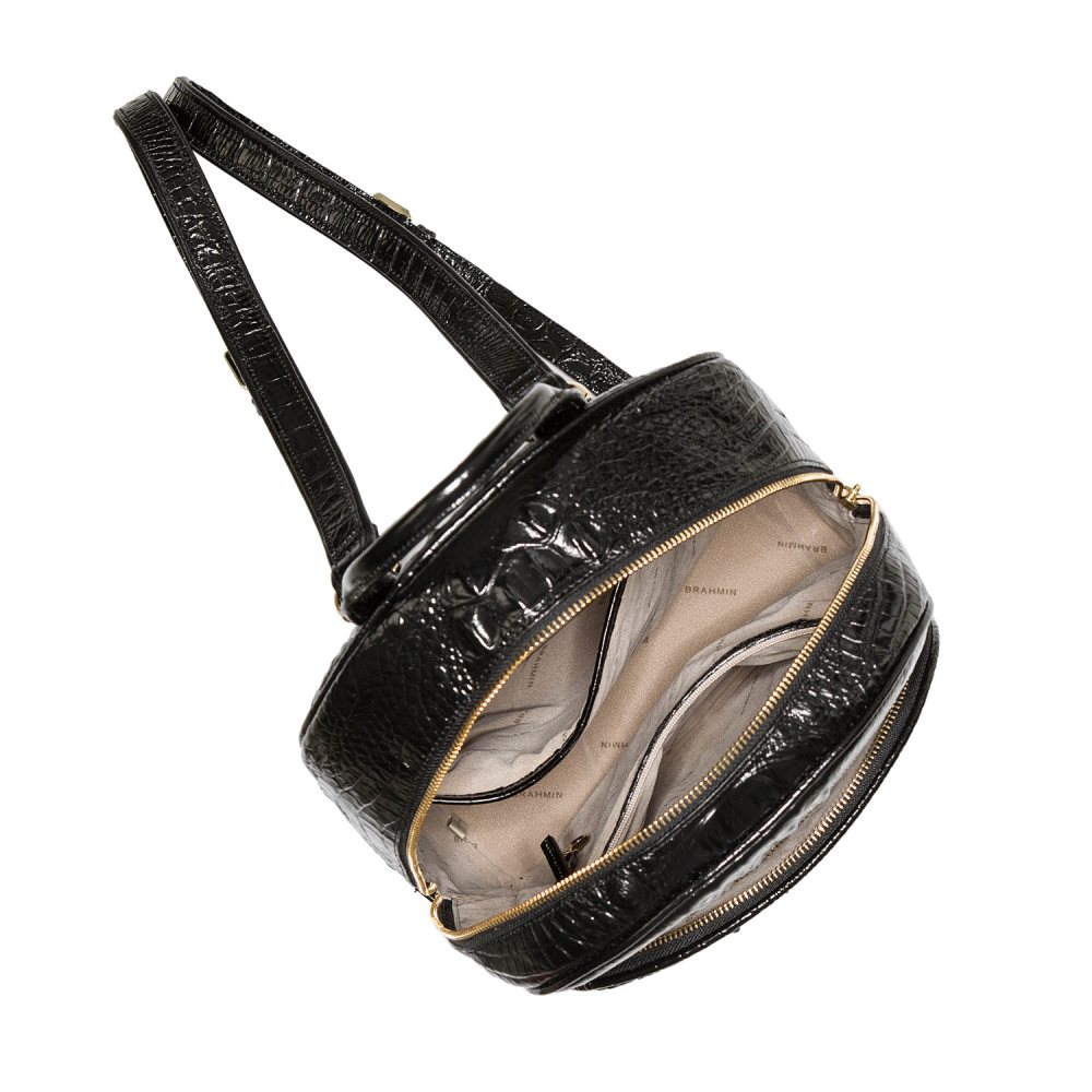 Brahmin Dartmouth Backpack | Black Leather Backpack ID:Brahmin-202664