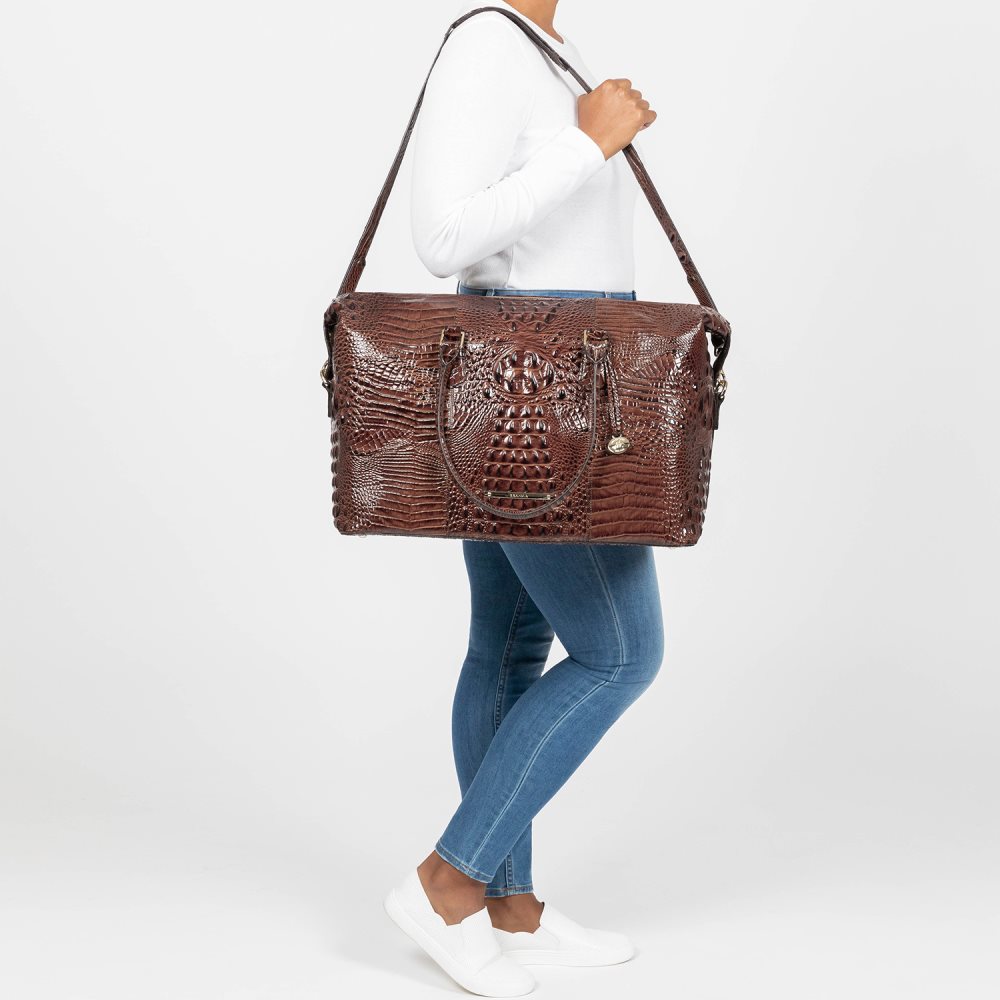 Brahmin Duxbury Weekender Diamondback Ombre Melbourne ID:Brahmin-202683