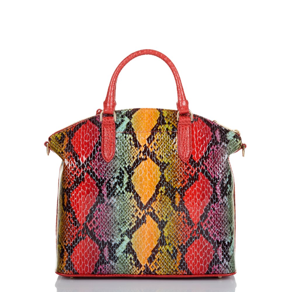Brahmin Large Duxbury Satchel Red Dragon Experium ID:Brahmin-202557