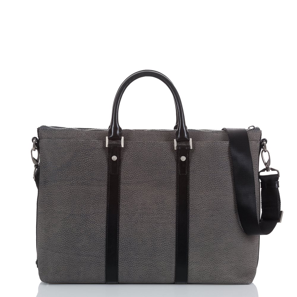 Brahmin Beckett Charcoal Aslan ID:Brahmin-202657