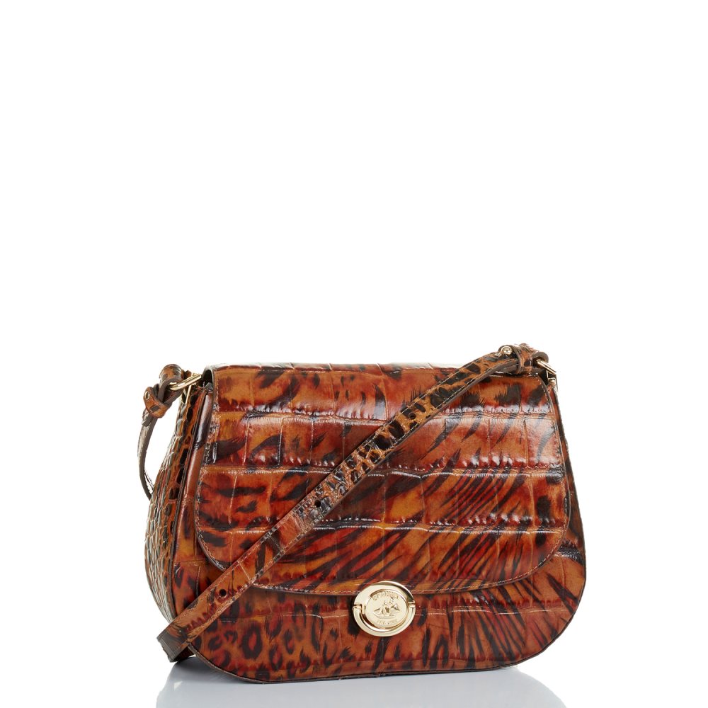 Brahmin Small Nadine Cognac Hendrix ID:Brahmin-202591