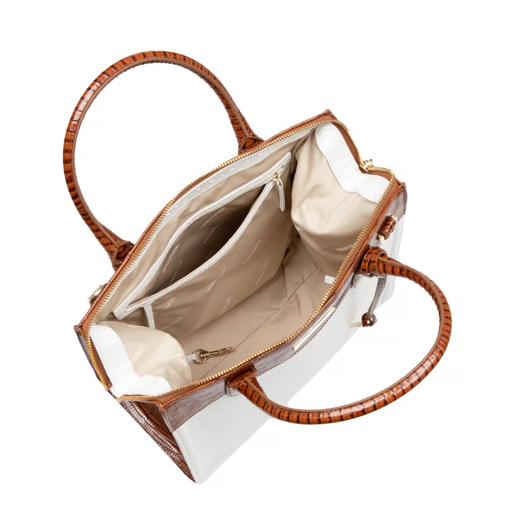 Brahmin Caroline Milk Sanibel ID:Brahmin-203132