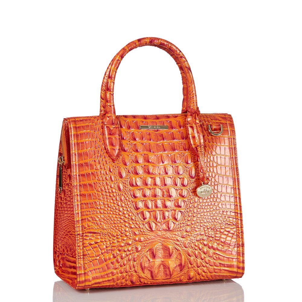 Brahmin Caroline Dusty Orange Melbourne ID:Brahmin-203123