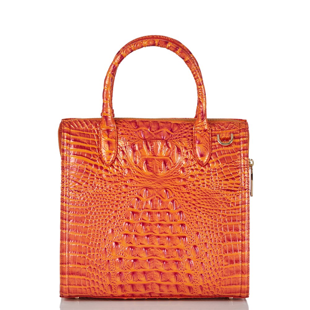 Brahmin Caroline Dusty Orange Melbourne ID:Brahmin-203123