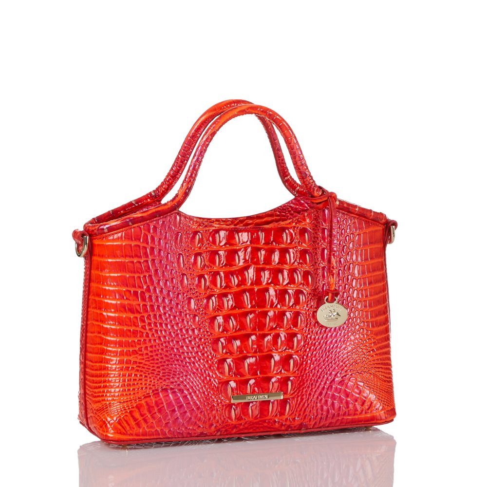 Brahmin Small Elaine Flame Melbourne ID:Brahmin-203422