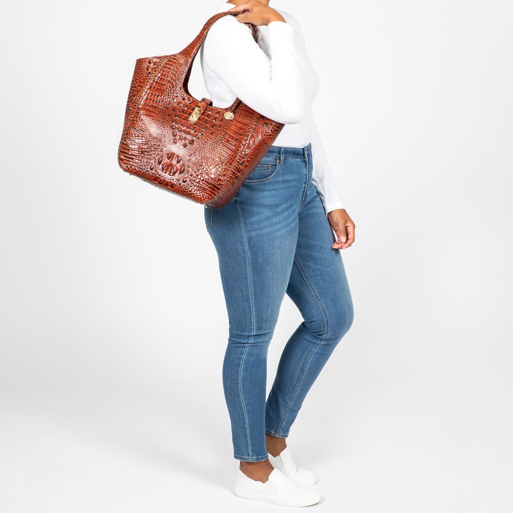 Brahmin Carla Chocolate Cordoba ID:Brahmin-202515