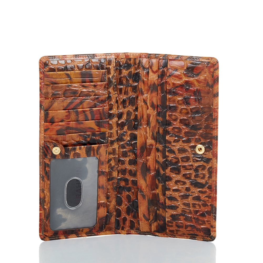 Brahmin Ady Wallet Cognac Hendrix ID:Brahmin-202578