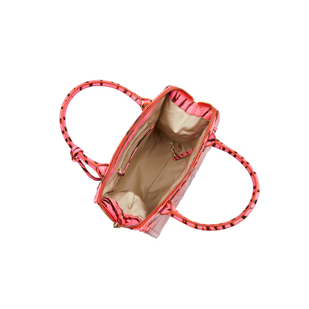 Brahmin Small Caroline Pink Feline Ombre Melbourne ID:Brahmin-203173